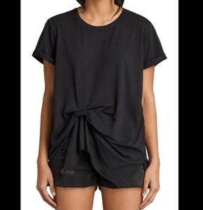 All saints Riviera devo knotted tee shirt